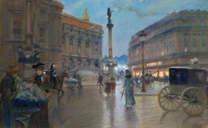 パリ広場、パリ 作： Georges Stein